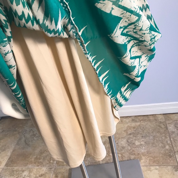 Peach Love/ModCloth Belted Dress Size Large - Picture 4 of 8